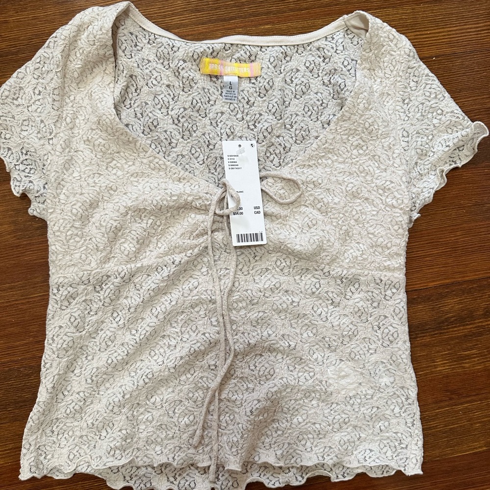 Kimchi Blue Quinn Lace Top (White)